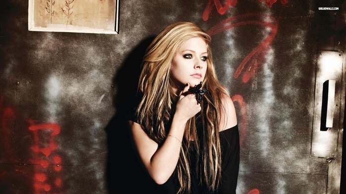 blue eyes, green eyes, Avril Lavigne, blonde