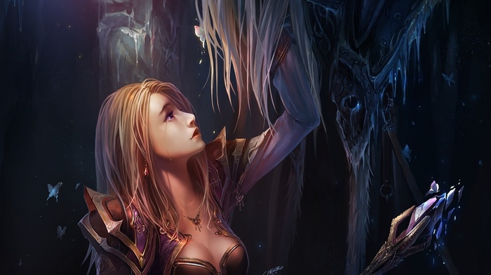 fantasy art, video games, World of Warcraft, arthas