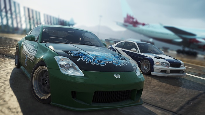 Nissan, Need for Speed Most Wanted 2012 video ga, BMW, nissan 350z, video games, BMW M3 GTR