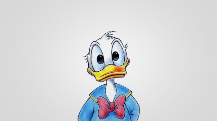 Walt Disney, animals, Donald Duck, artwork
