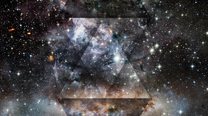 space, nebula, stars, abstract