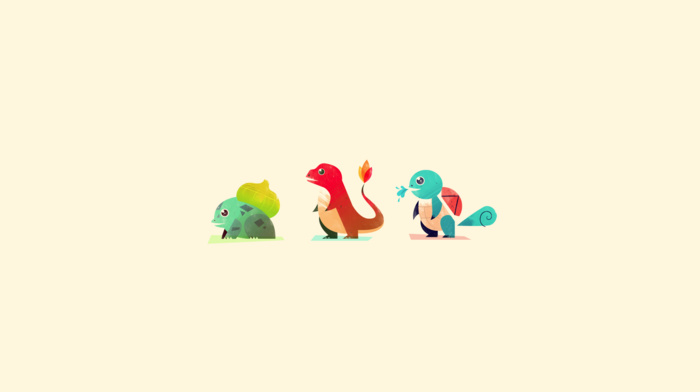 Charmander, Squirtle, minimalism, Bulbasaur, Pokemon