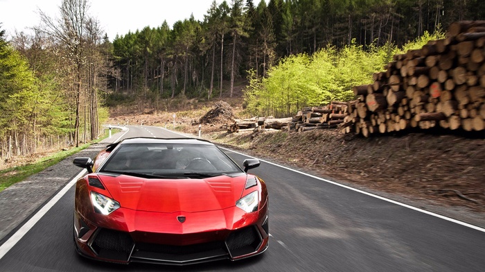 car, road, Lamborghini