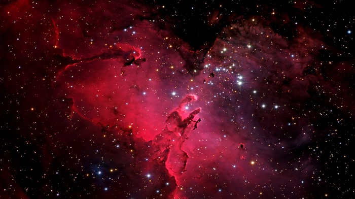 nebula, stars, space