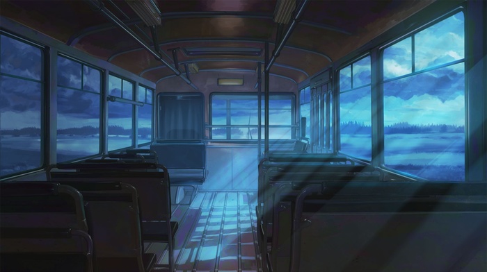 town, ArseniXC, Everlasting Summer, train, clouds, visual novel, night