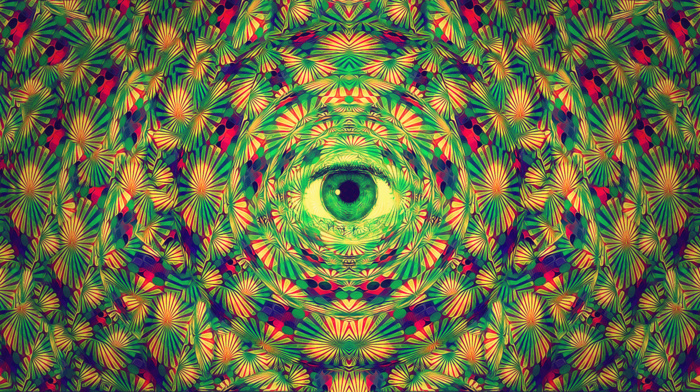 eyes, abstract, Aysamo, psychedelic