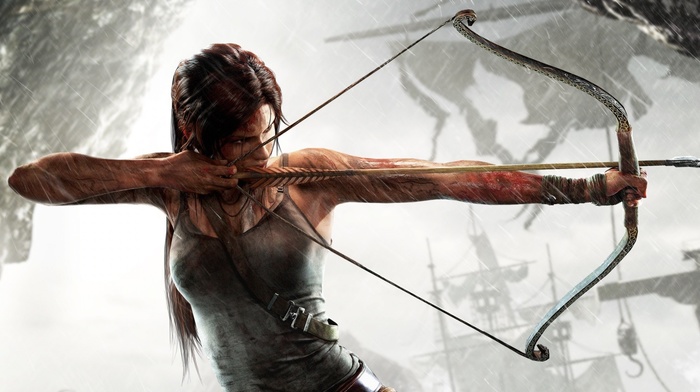 Tomb Raider, hair bows, Archer