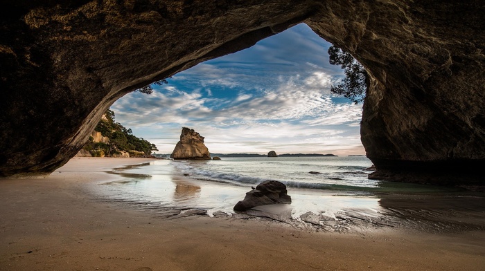 New Zealand, cathedral cove