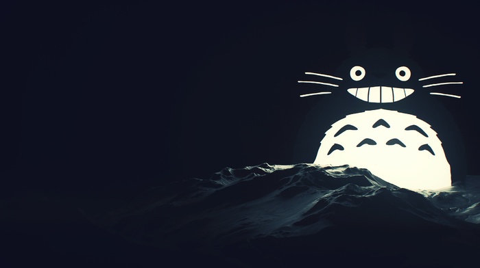 Totoro, My Neighbor Totoro, ice, digital art, seals, slid3