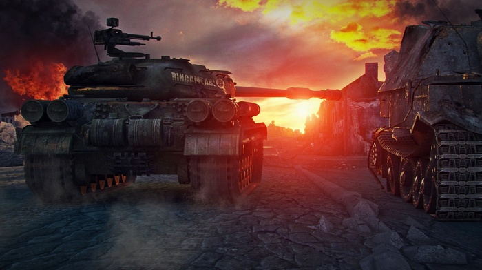 World of Tanks, video games, Ferdinand, wargaming, IS, 4
