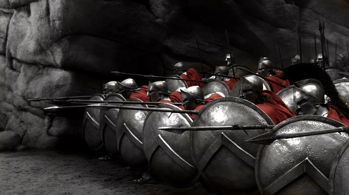 Sparta, egypt, shelds, selective coloring, 300, Spartans