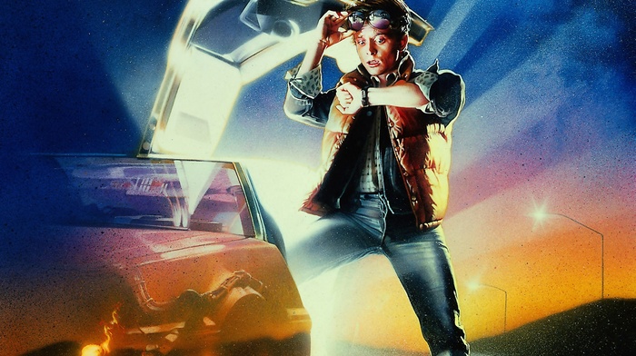 1980s, movies, back to the future, Michael  J. Fox