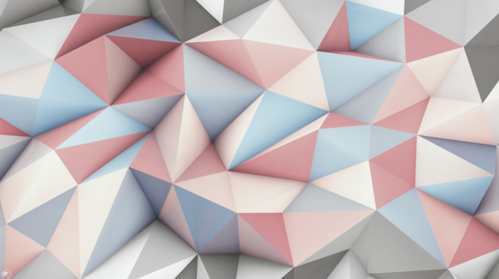 low poly, abstract, digital art, bright, 3D, artwork, geometry