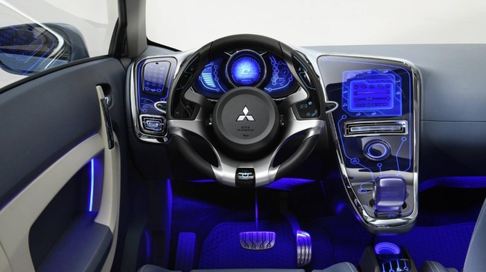 car interior, car