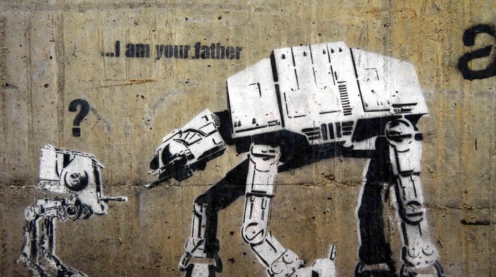 humor, Star Wars, graffiti