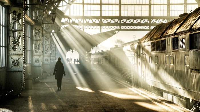 train station