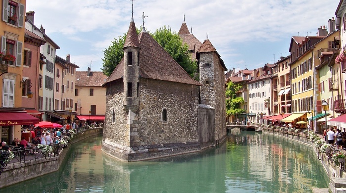 canal, Annecy, France