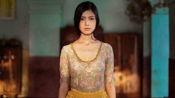 brunette, Asian, girl