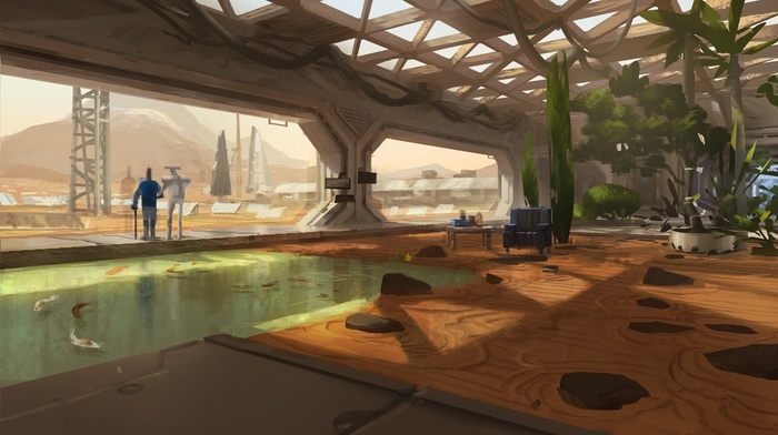 futuristic, artwork