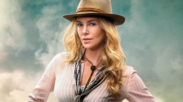 girl, Charlize Theron, A Million Ways to Die in the West, face, blonde