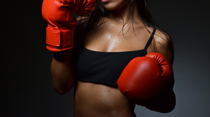fitness model, boxing