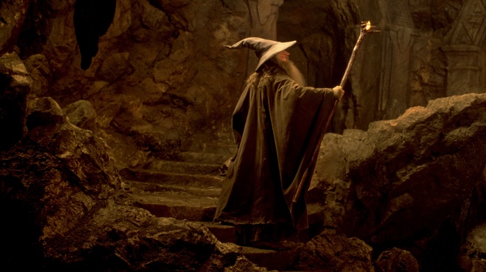movies, moria, gandalf, The Lord of the Rings The Fellowship of , wizard, The Lord of the Rings