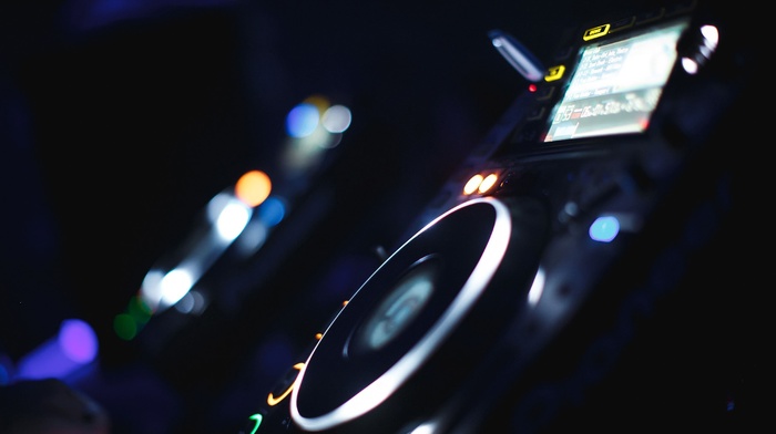 turntables, mixing consoles