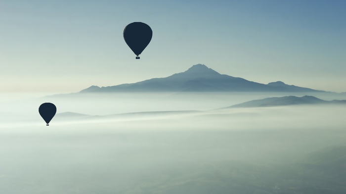 hot air balloons