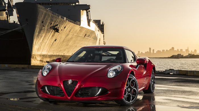 sports car, car, luxury cars, Alfa Romeo 4C