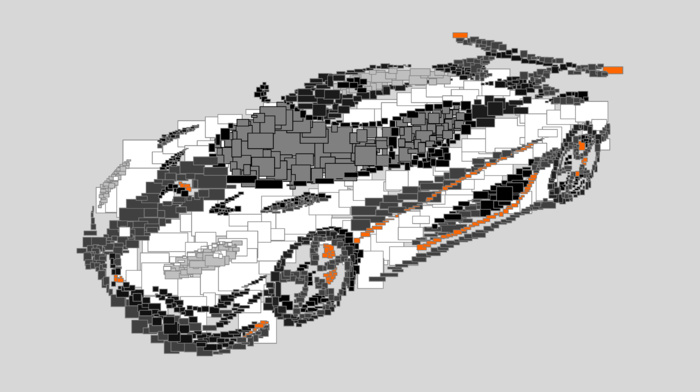 minimalism, vectors, koenigsegg, Koenigsegg One1