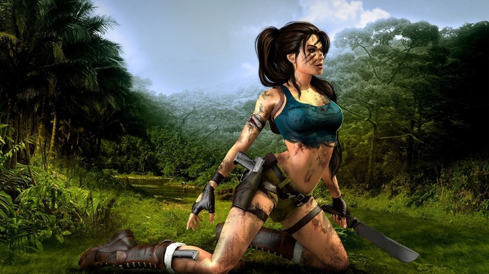 Tomb Raider, Lara Croft, video games, artwork