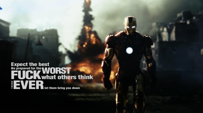 motivational, Iron Man, quote