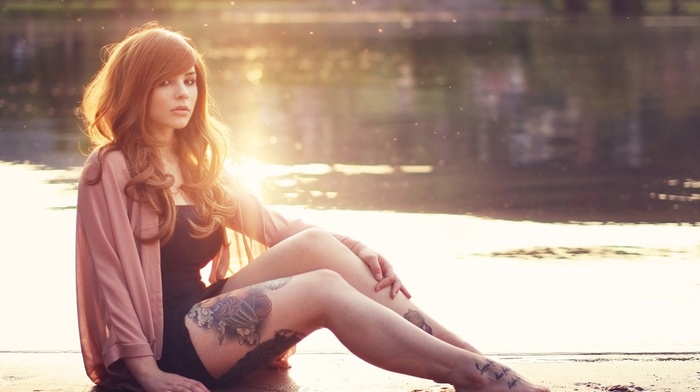 girl, tattoo