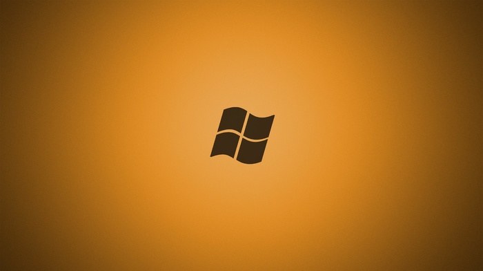 Microsoft Windows, yellow background