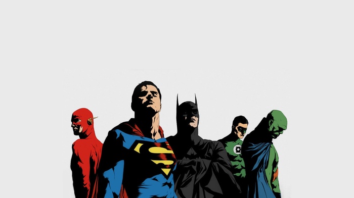 Green Lantern, The Flash, Justice League, DC Comics, Batman, Superman, Martian Manhunter