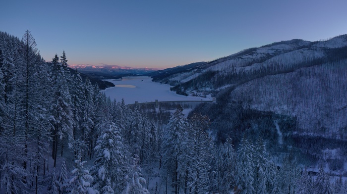 nature, winter, landscape, snow