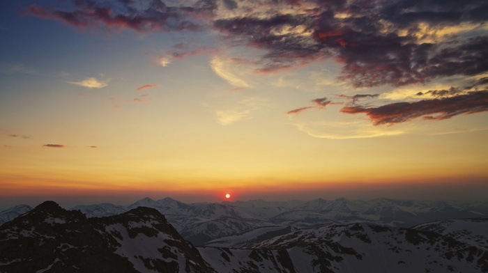 mountain, sky, landscape