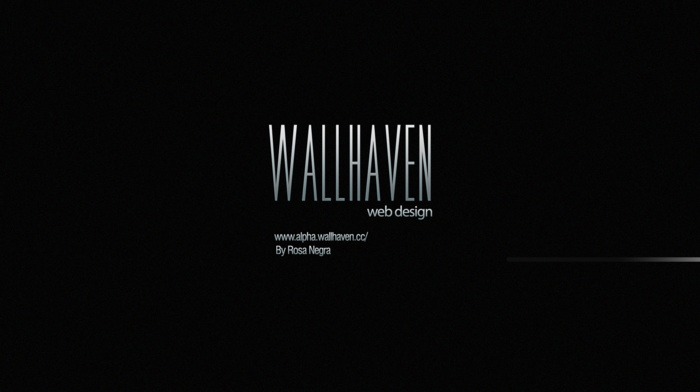 wallhaven, web design, black background