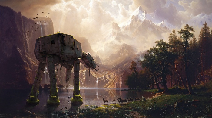 Star Wars, science fiction, artwork