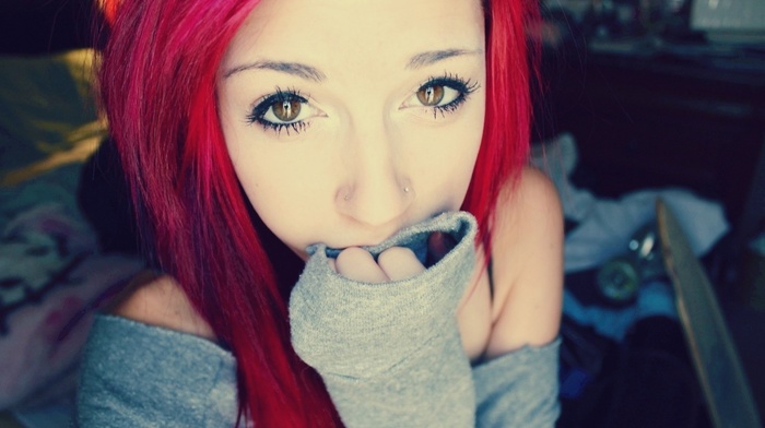 redhead, girl