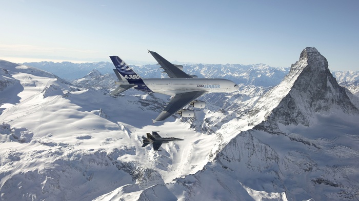 Airbus, A380, Matterhorn, FA, 18 Hornet