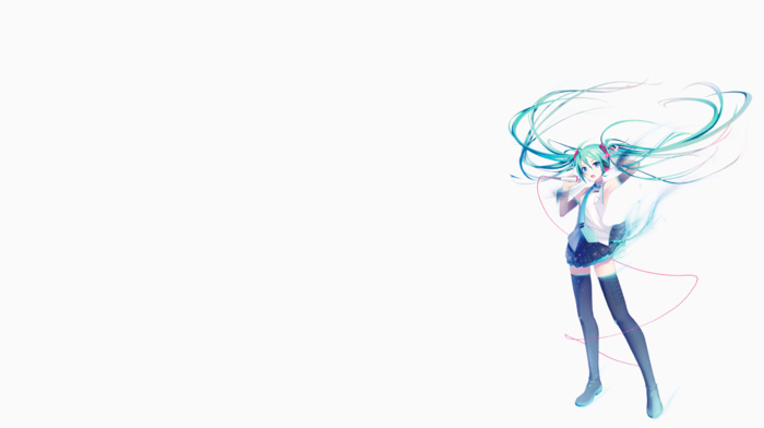 Hatsune Miku, skirt, Vocaloid, anime girls, long hair