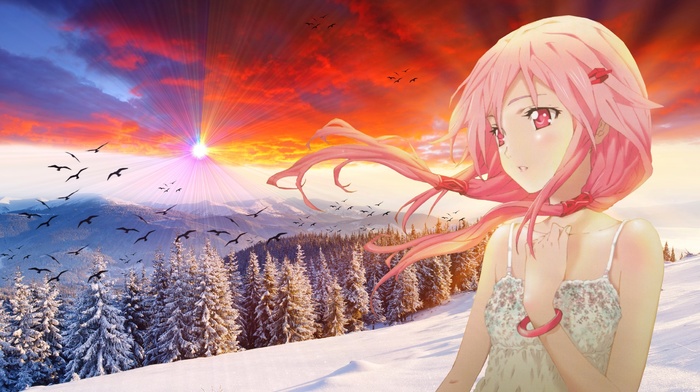 anime, Guilty Crown, Yuzuriha Inori, anime girls