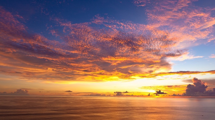 landscape, sunset
