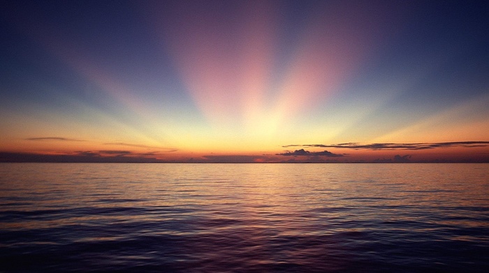 landscape, sunset