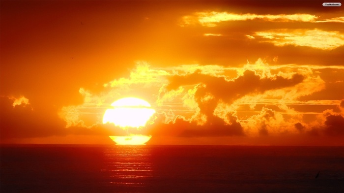 landscape, sunset