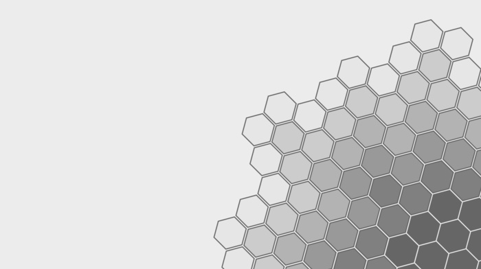 minimalism, geometry, white background, monochrome, simple background, hexagon