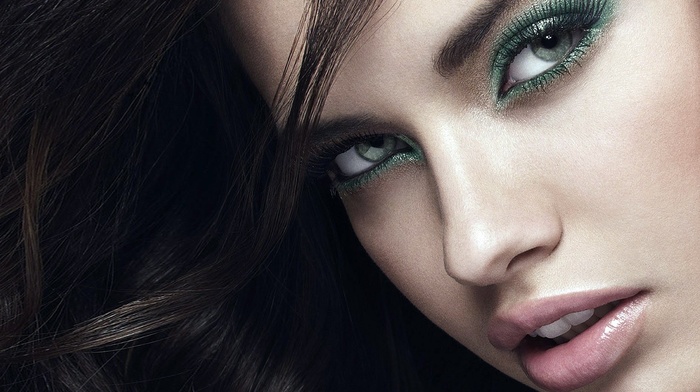 model, face, brunette, girl, Adriana Lima, photo manipulation