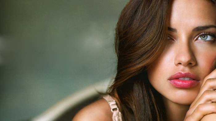 face, Adriana Lima, model, girl