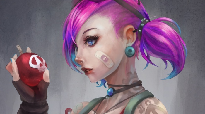 Vi, tattoo, League of Legends